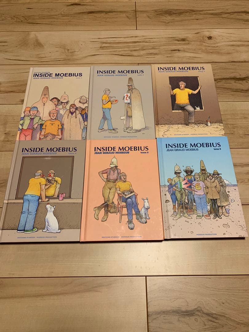 ★INSIDE MOEBIUS tome1-tome6 セット メビウス