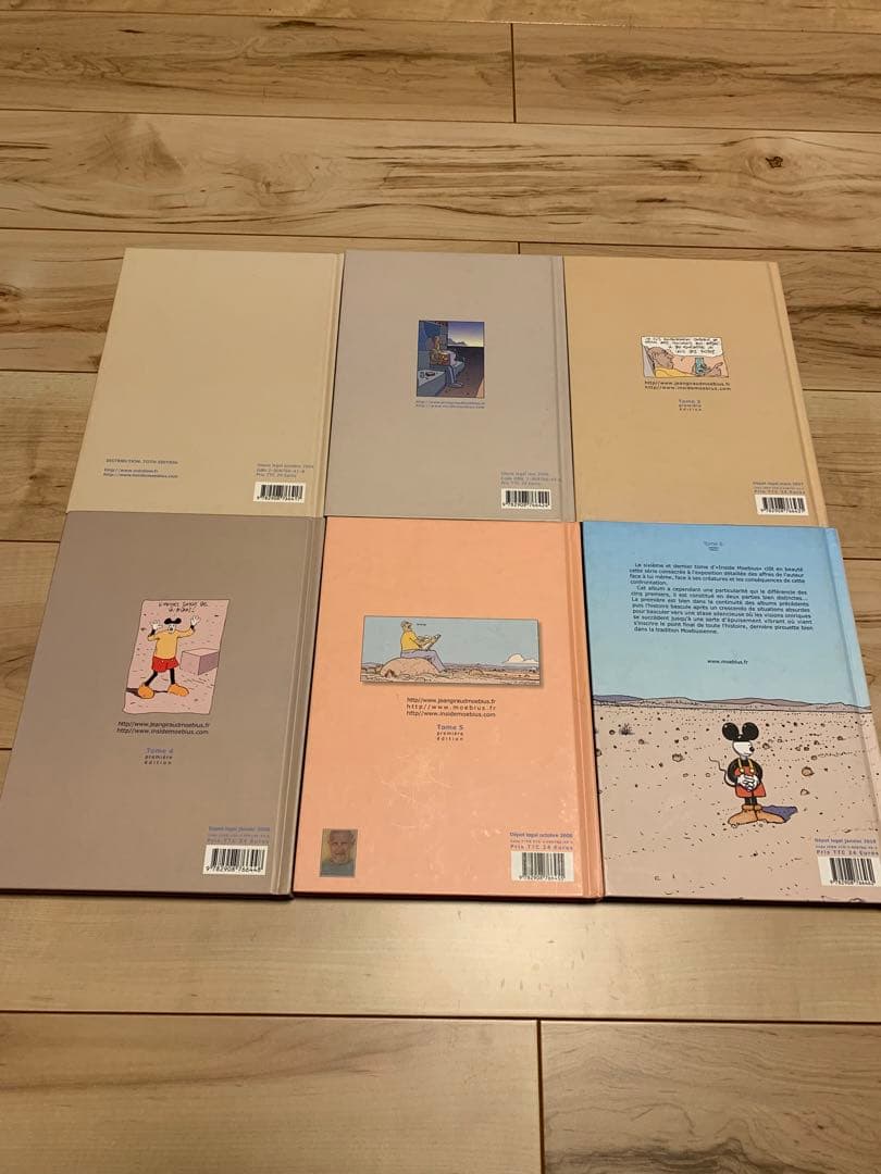 ★INSIDE MOEBIUS tome1-tome6 セット メビウス