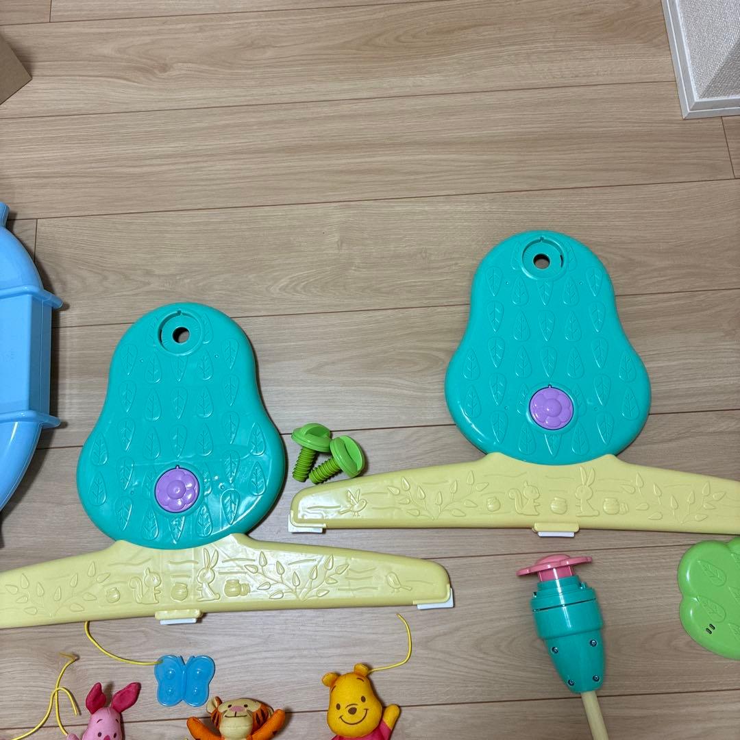 桃*子様 【美品】電池付き ベビージム プーメリー 6WAYジムにへんしんメリー