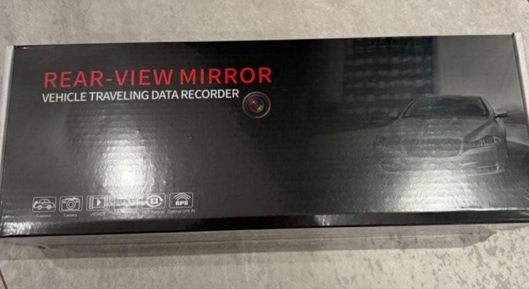 ドライブレコーダー ミラー型4K 12インチ 2分割画面 ドラレコ リアカメラ