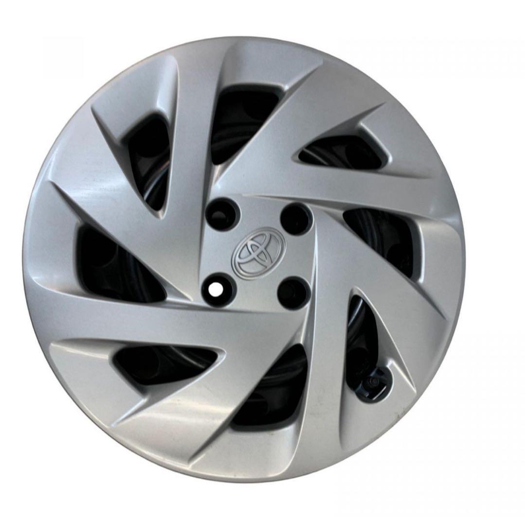 アルミホイール 4本トヨタ 純正 PCD100 4穴 ホイールキャップ付