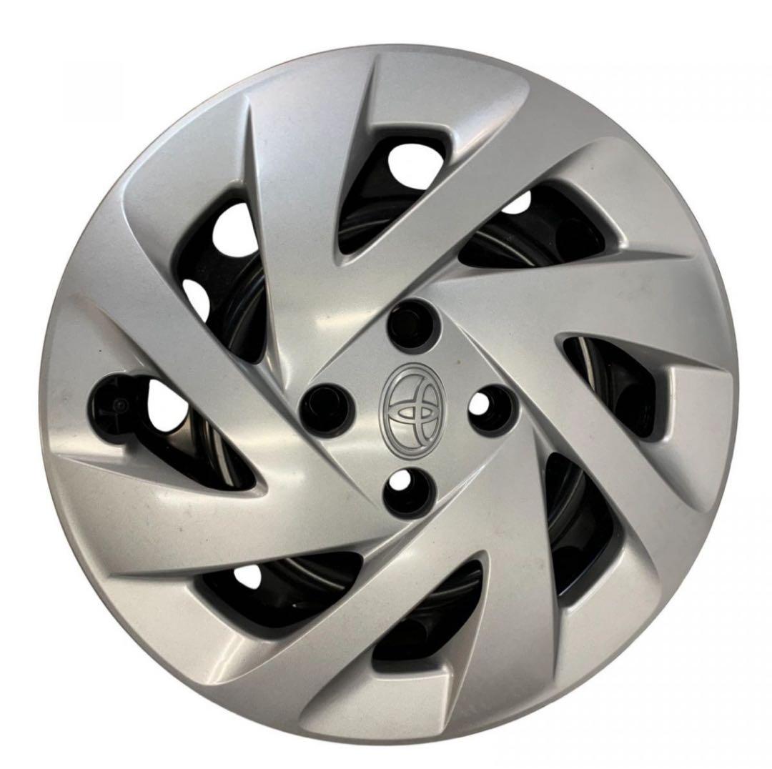 アルミホイール 4本トヨタ 純正 PCD100 4穴 ホイールキャップ付