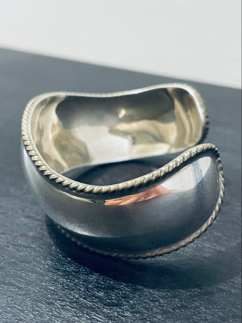 【火曜限定】ヴィンテージ シルバーバングル　メキシコシルバー