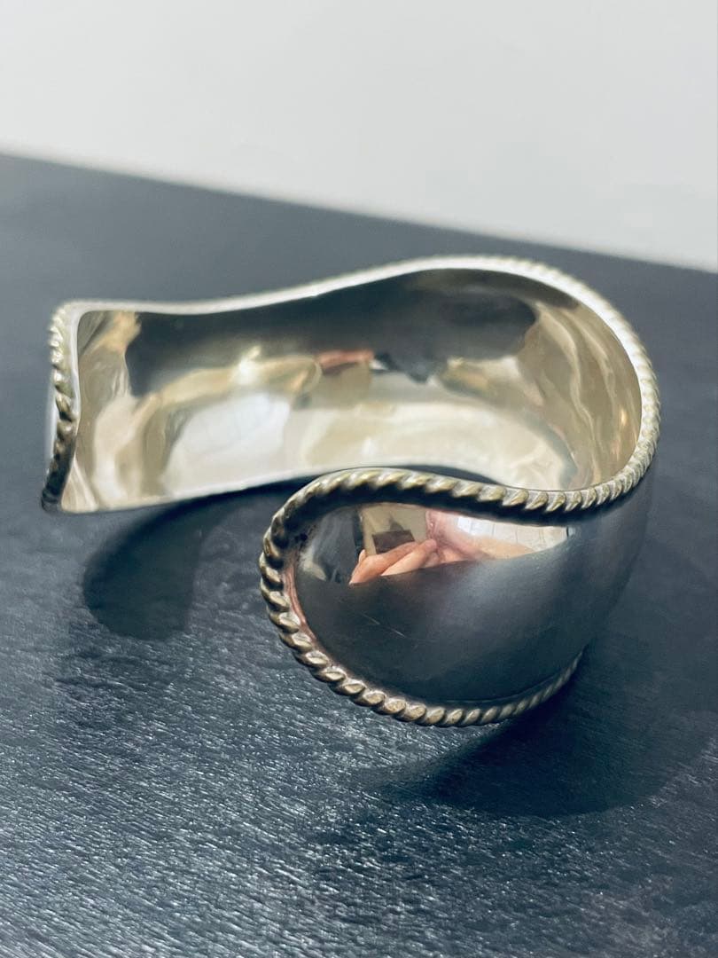 【火曜限定】ヴィンテージ シルバーバングル　メキシコシルバー