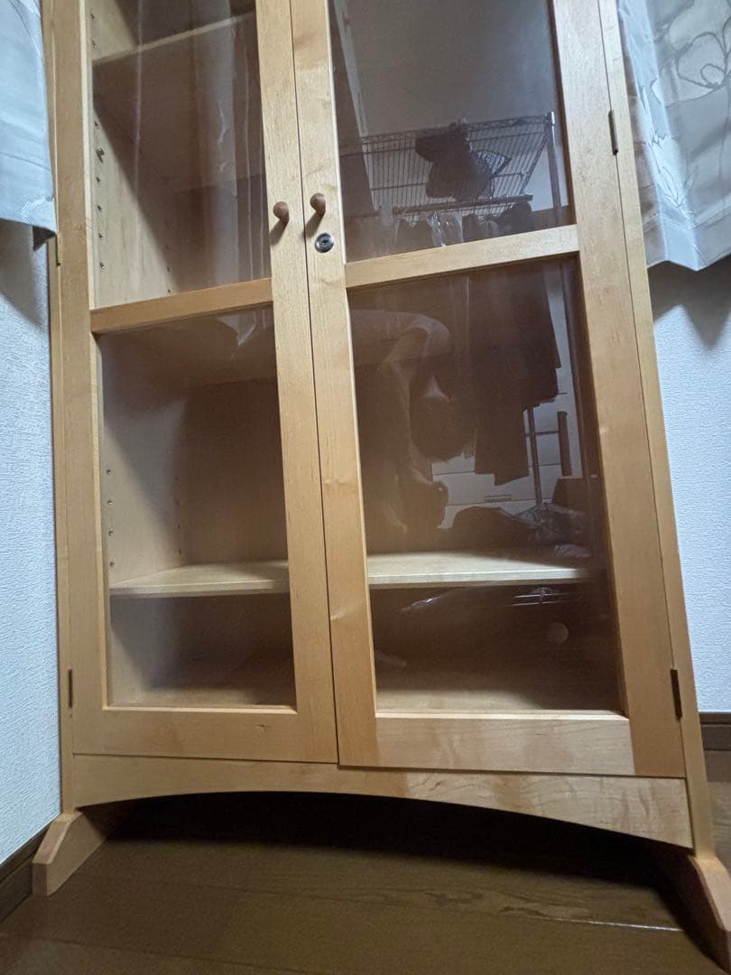 【美品/高級天然木】Wood Like You（ウッドライクユウ）食器棚