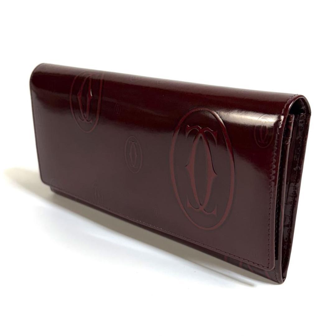 【極美品】Cartier ハッピーバースデー 長財布 フランス製 元箱付