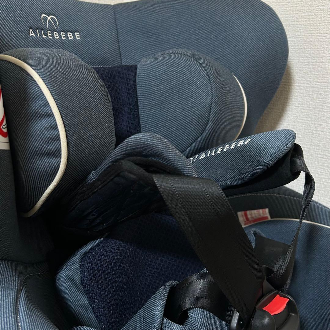 エールベベ クルット6i プレミアムエアリー デニムブルー チャイルドシート