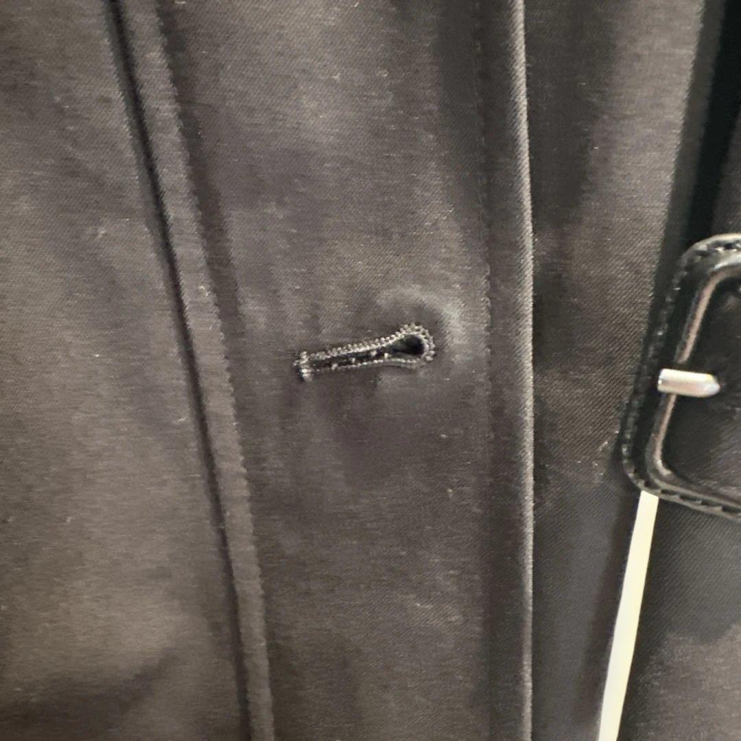 Burberry ブラック トレンチコート UK8