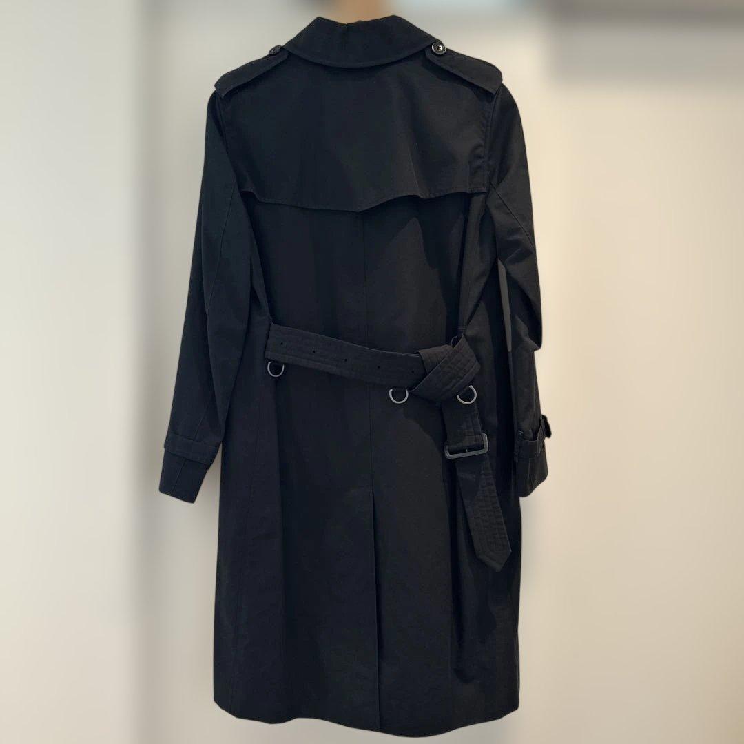 Burberry ブラック トレンチコート UK8