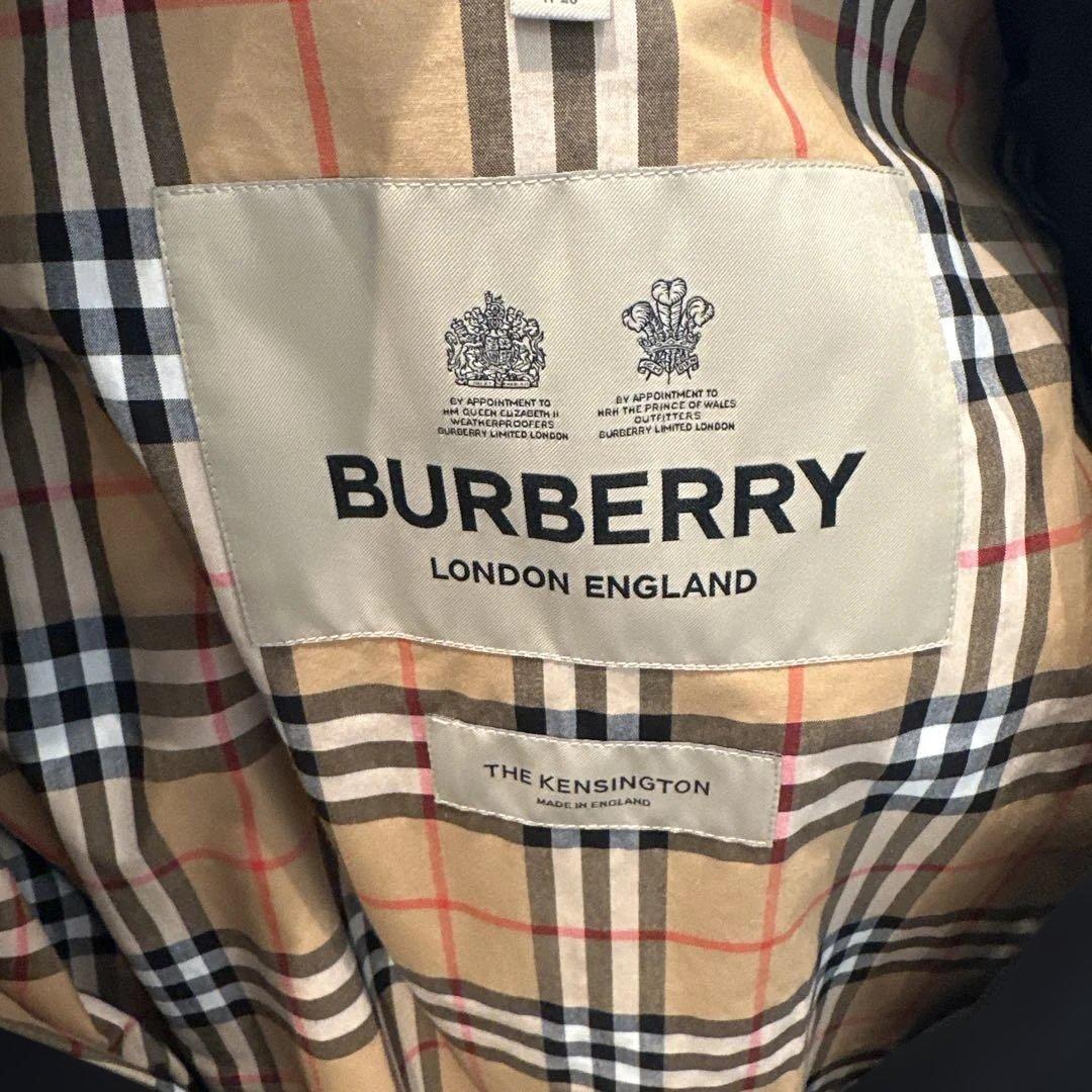 Burberry ブラック トレンチコート UK8