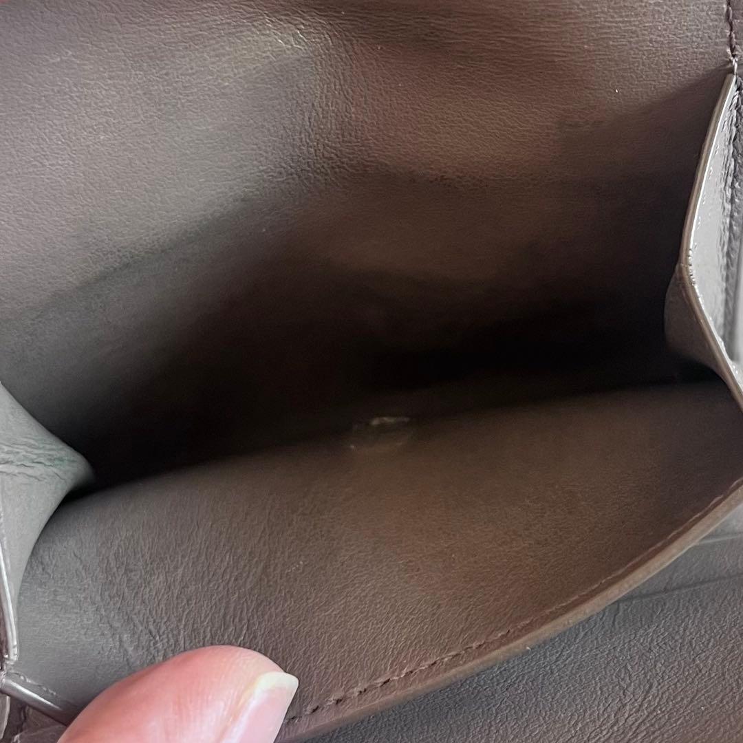 CELINE セリーヌ トリオンフ コンパクトウォレット グレージュ