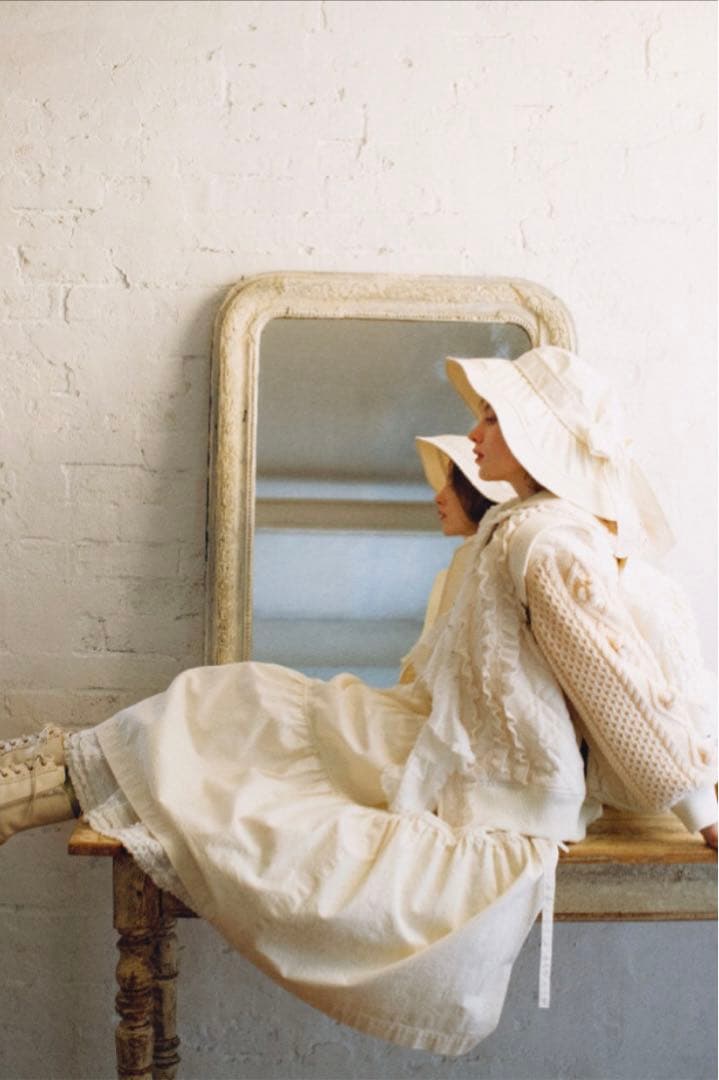 ピンクハウス❤️【試着のみ】大きなリボン付きのデニムハット❤️