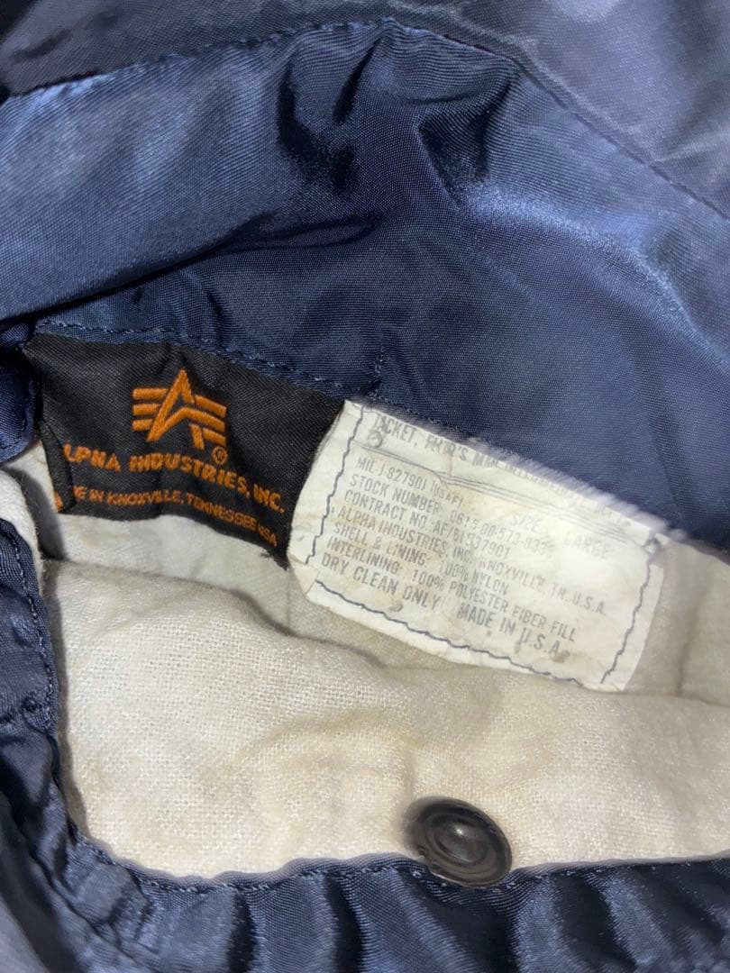 90s 80s alpha ma-1 usa製