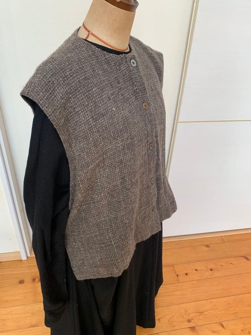 Kleid' and Co Bess Nielsen ベスト グレーチェック