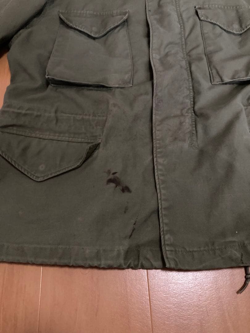 70s US.ARMY M-65 グレーライナー Large Short