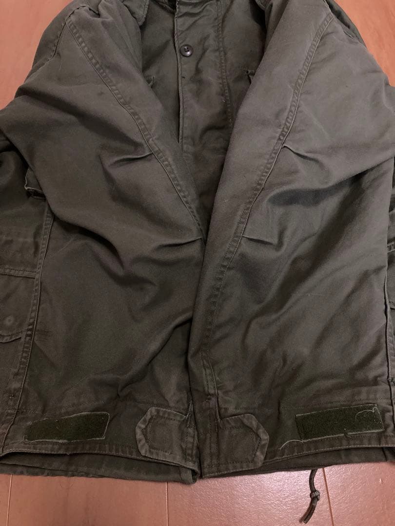 70s US.ARMY M-65 グレーライナー Large Short