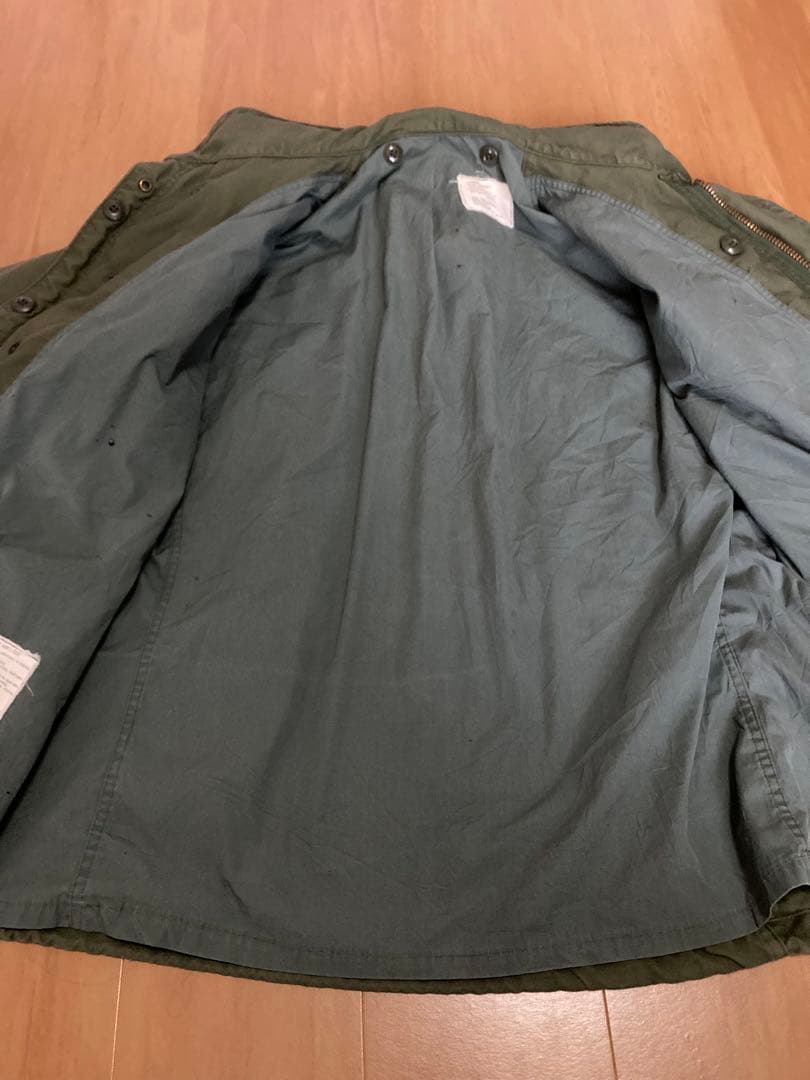 70s US.ARMY M-65 グレーライナー Large Short