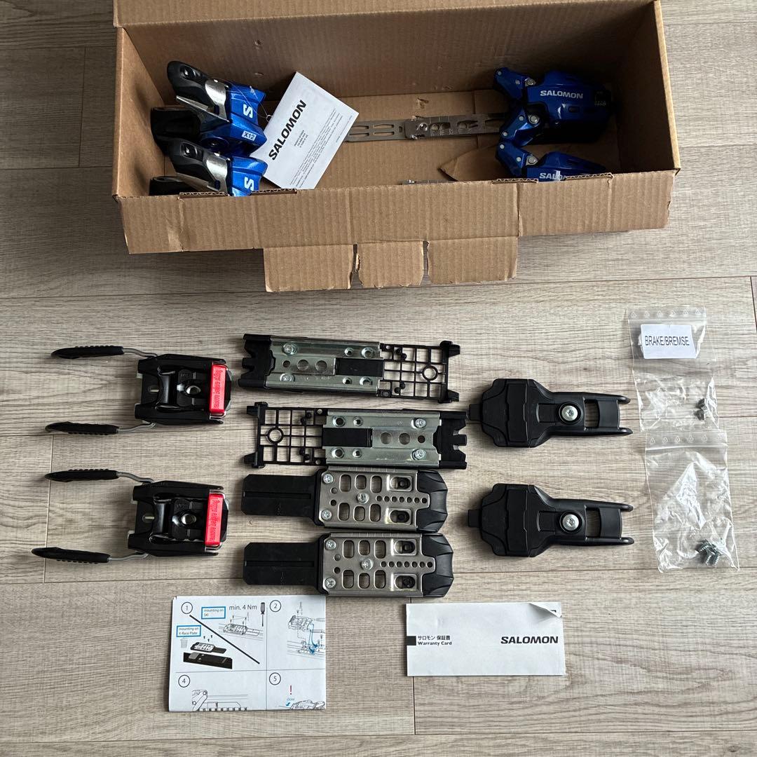 未使用 サロモン X12Lab X70 スキー ビンディング ブルー