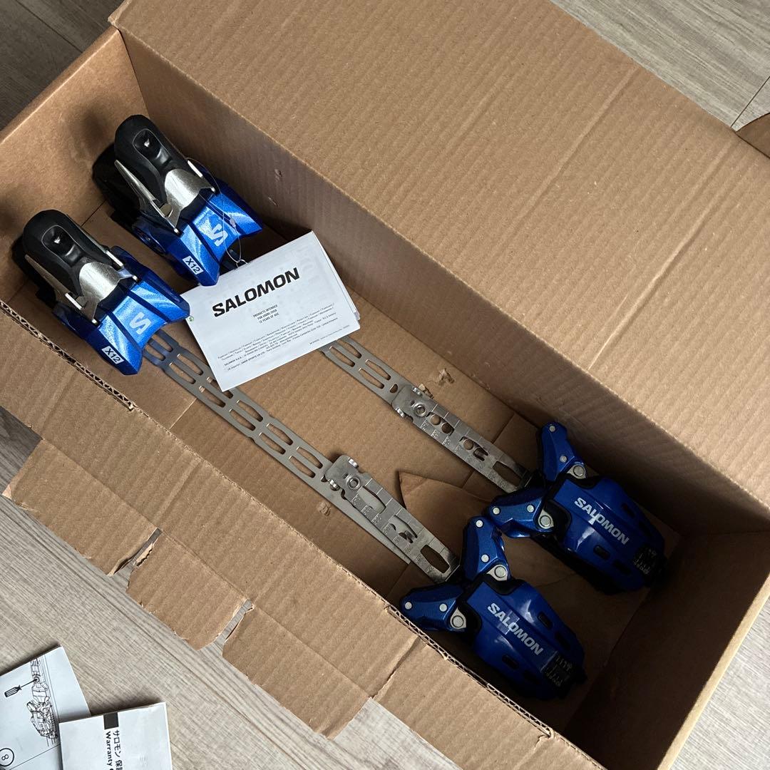 未使用 サロモン X12Lab X70 スキー ビンディング ブルー