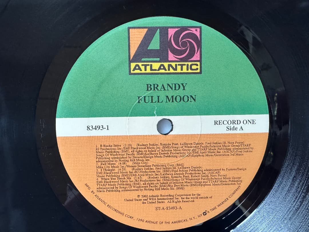【再生確認済】Brandy ブランディ/Full Moon【Sterling盤】