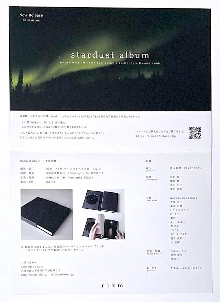 廃盤 rizm stardust album haruka nakamura