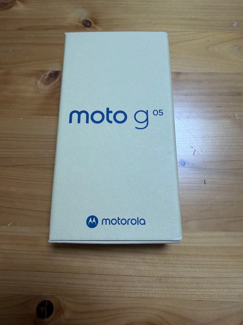 新品　moto g 05 ミスティブルー　128GB