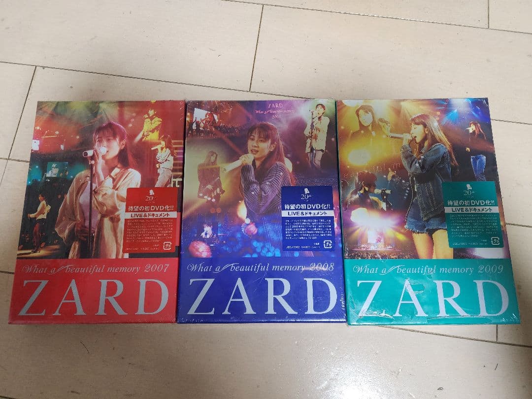 ZARD 20th LIVE＆ドキュメントDVD３枚セット新品未開封