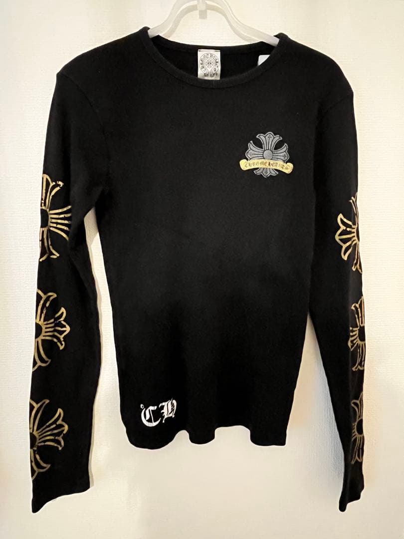 Chrome Hearts ブラック 長袖カットソー M