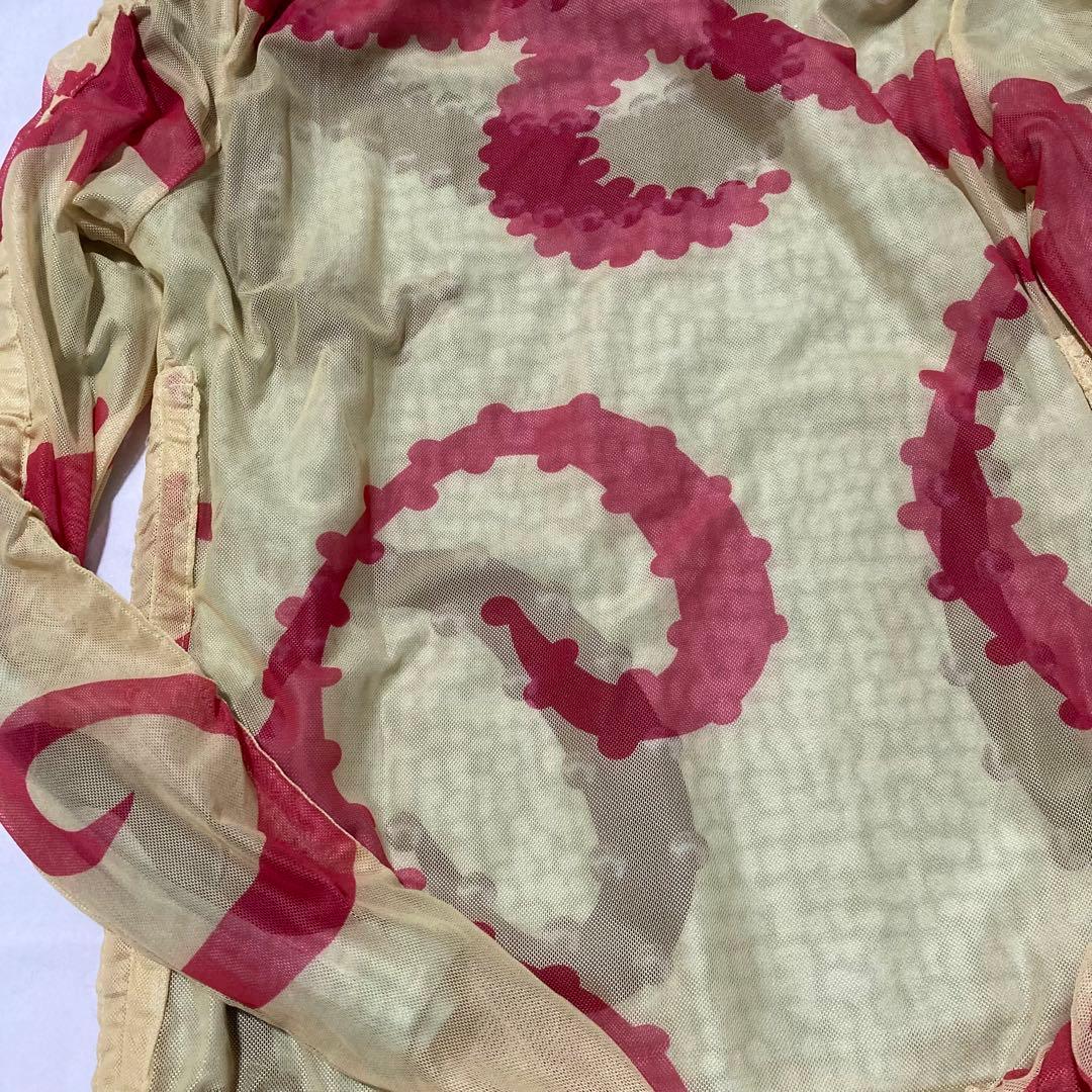 chopova lowena サロン・ルルー メッシュ長袖トップス