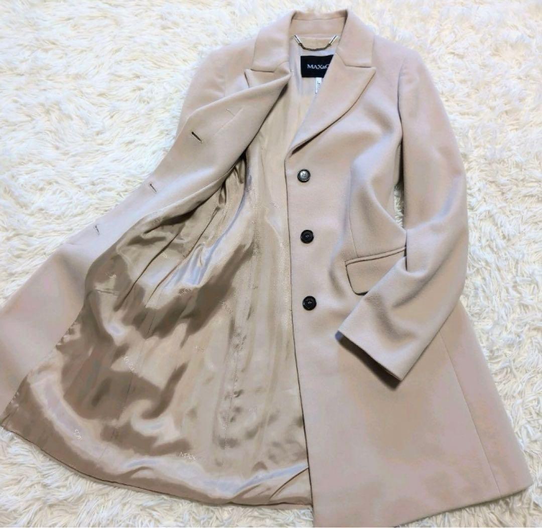 【即購入歓迎】MaxMara MAX&Co チェスターコート 40