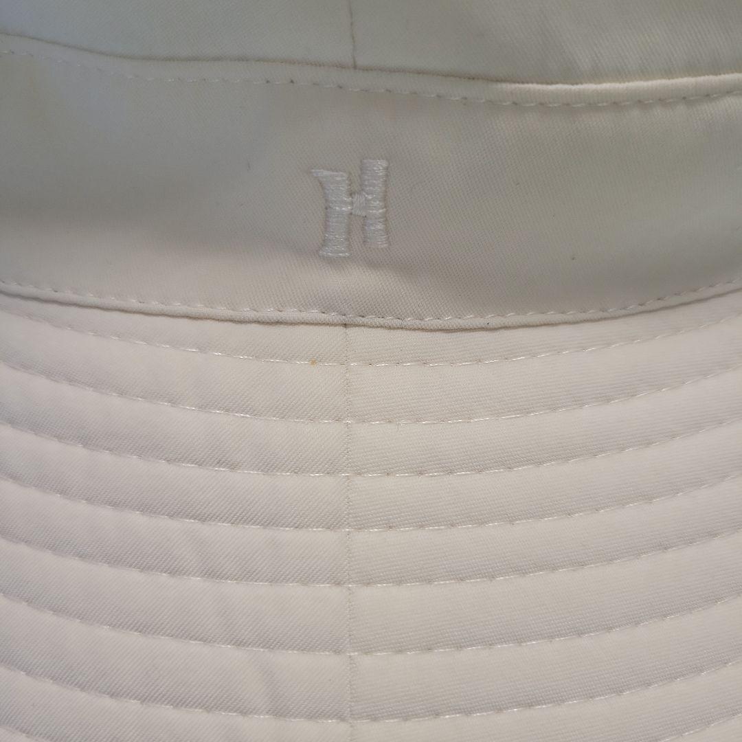 HERMES ホワイト バケットハット 58cm