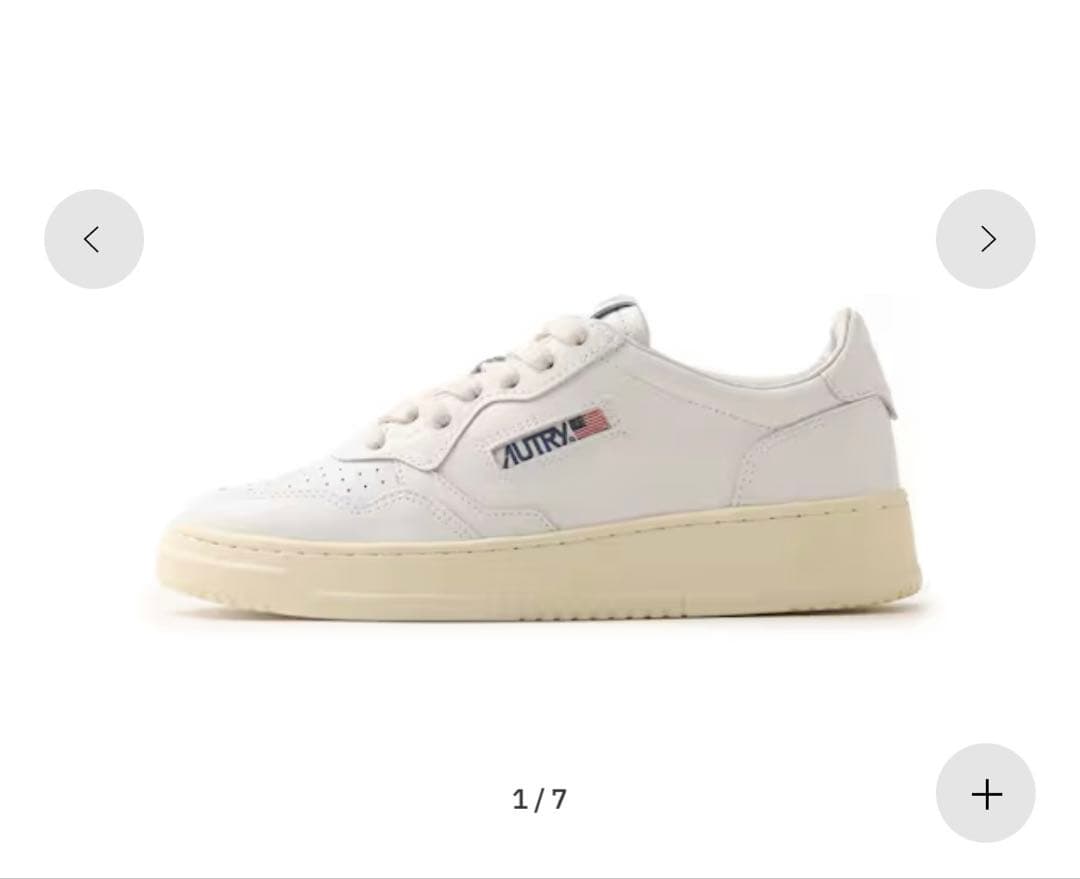 AUTRY MEDALIST LOW WOM WHITE スニーカー