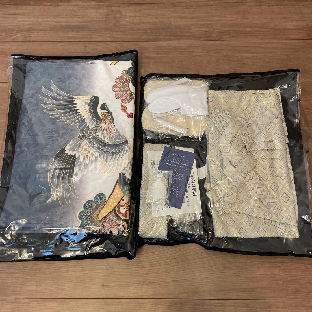 七五三 5歳　男の子　グレー系