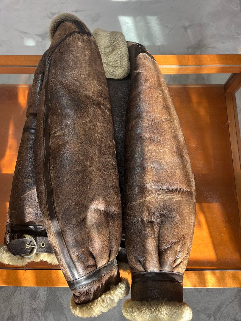 USA製　Schott 42 ムートン フライトジャケット B-3 B3