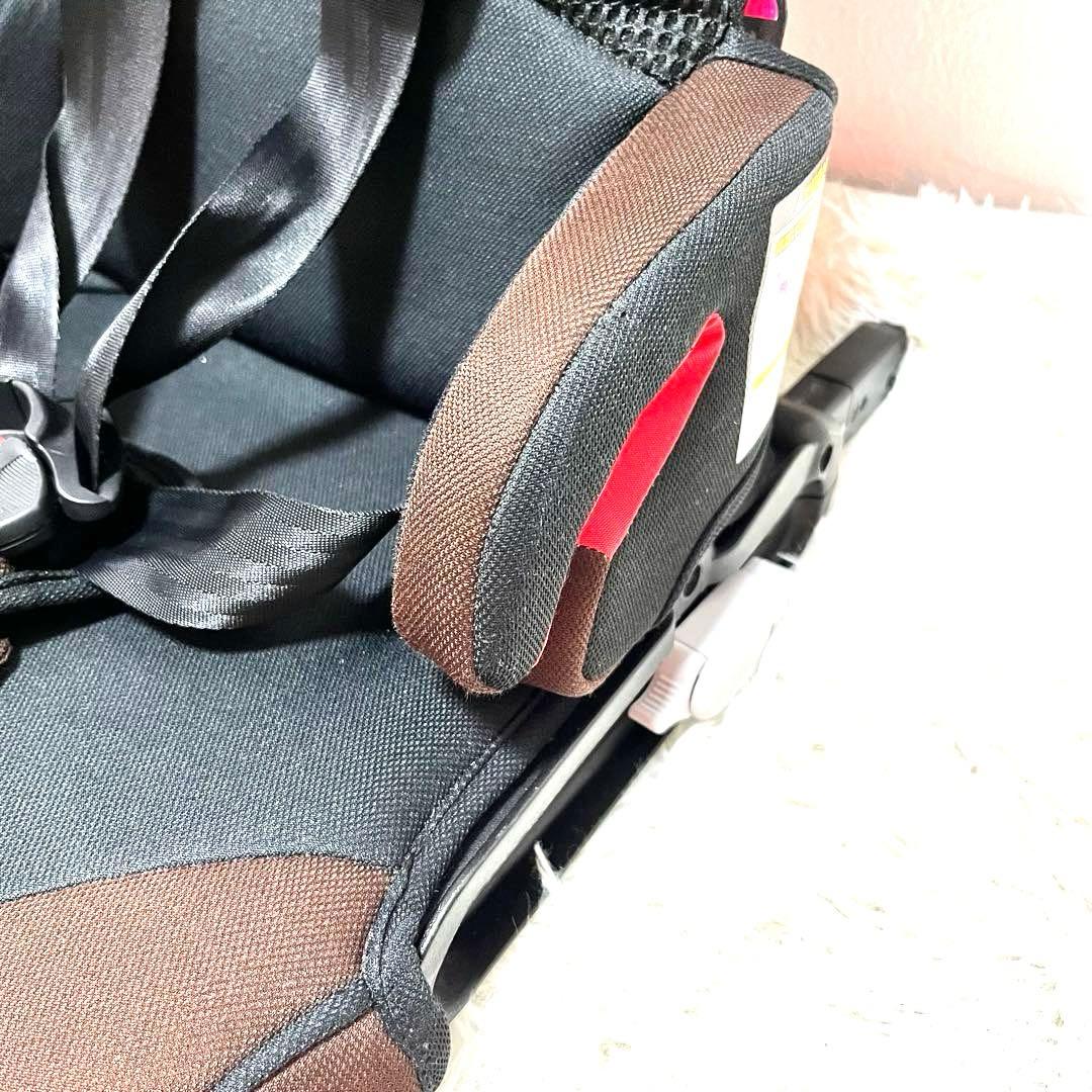 日本育児 トラベルベストEC FIX ISOFIX チャイルドシート　ブラウン