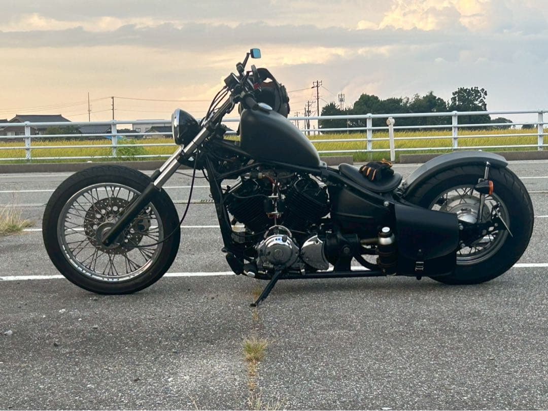 ドラッグスター400 トリプルツリー8度？　イージーライダース