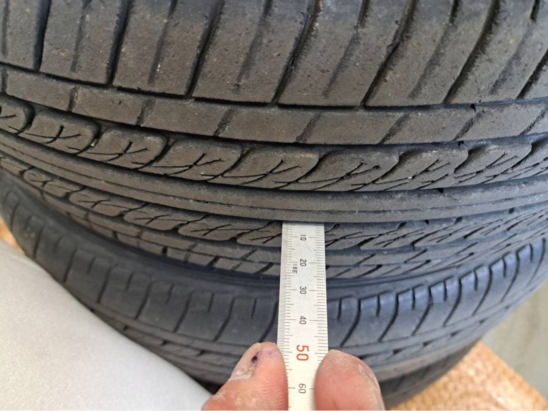 す*る様 14インチタイヤホイール中古美品155/65/14ホワイトリボン