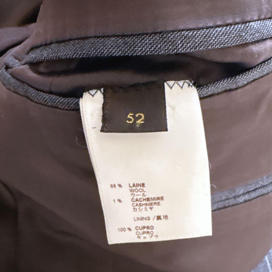 LOUIS VUITTON ルイヴィトン テーラードジャケット カシミア混XL