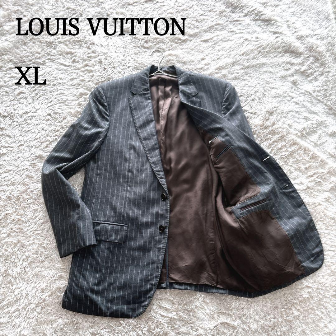 LOUIS VUITTON ルイヴィトン テーラードジャケット カシミア混XL