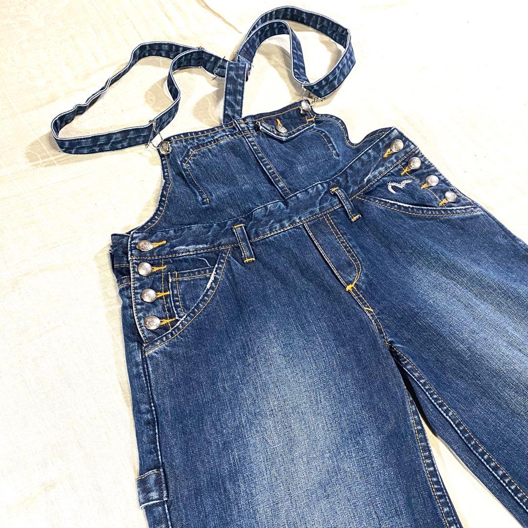 EVISU ☆エビス☆サロペット☆オーバーオール☆レディースデニム☆27インチ