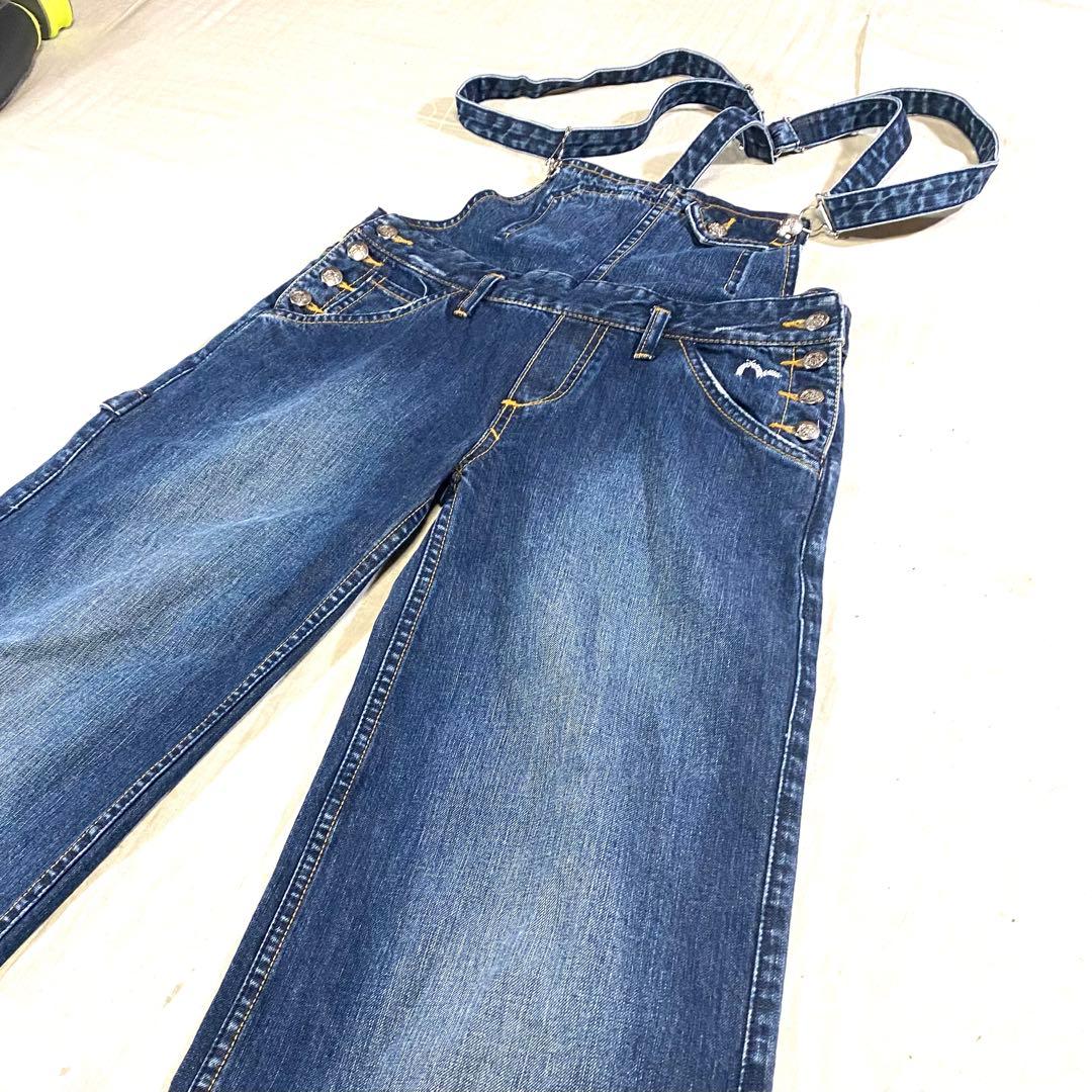 EVISU ☆エビス☆サロペット☆オーバーオール☆レディースデニム☆27インチ
