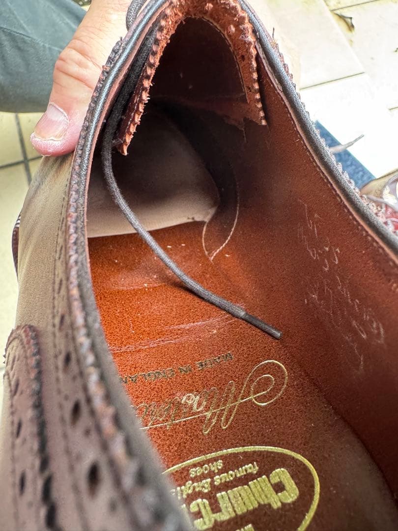 未使用 Church's チャーチ　マスタークラス　ブラウン サブスタンダード