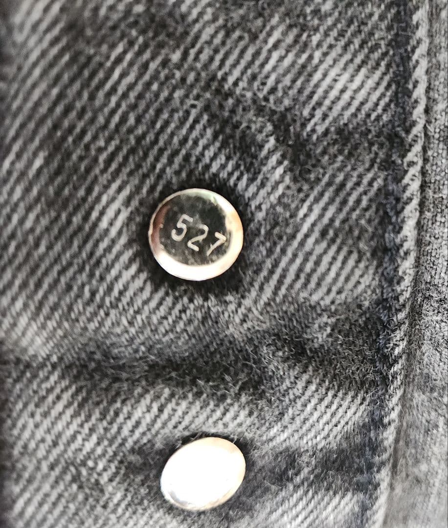 80's Levi's 70507-0253 ブラックデニムジャケット USA製