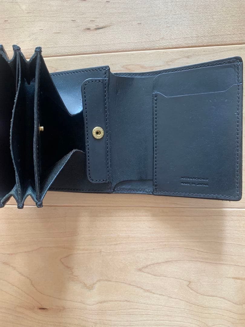 A&S Jabara mini wallet ブラック