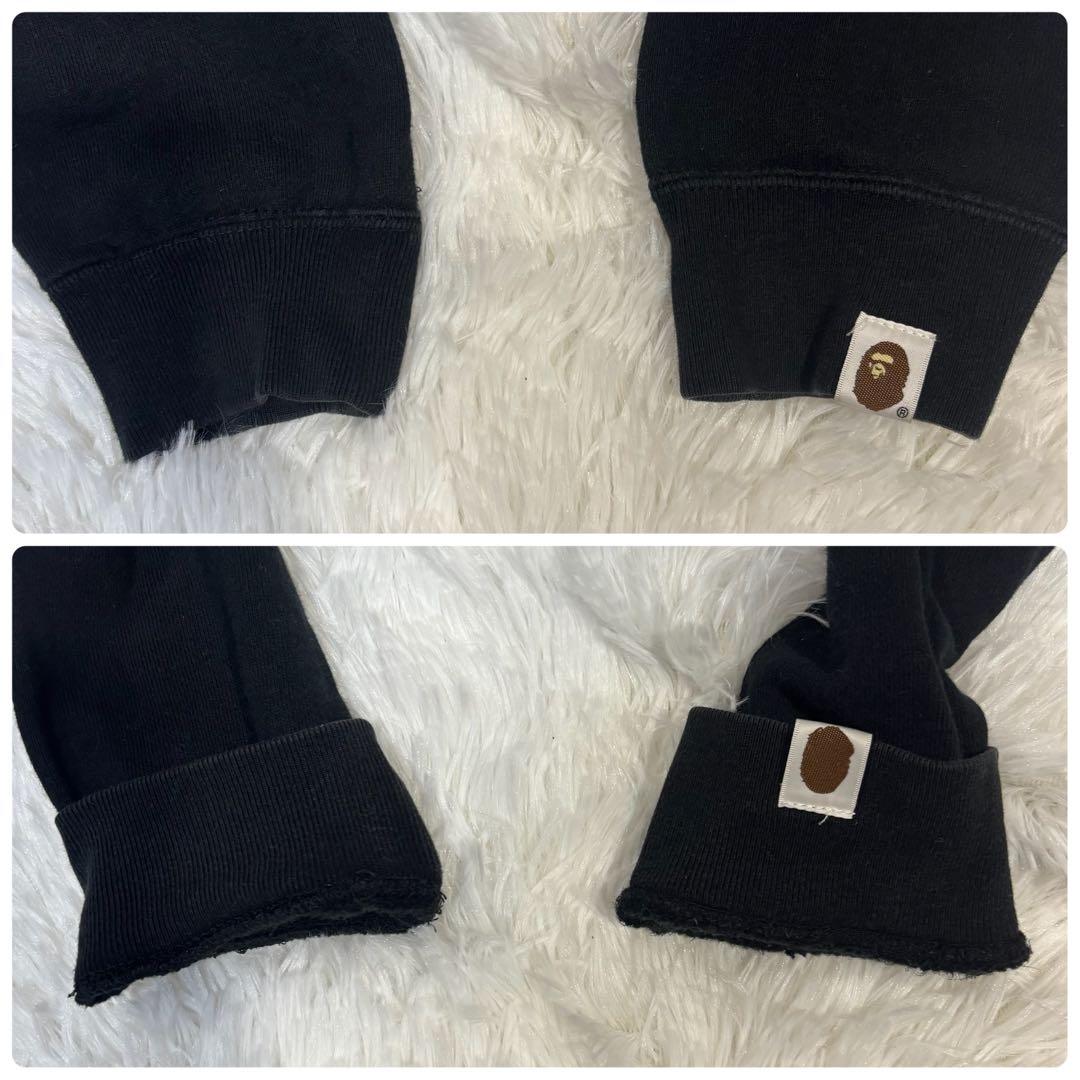 BAPE Nintendo マリオ マイロ フルジップパーカー xs ブラック