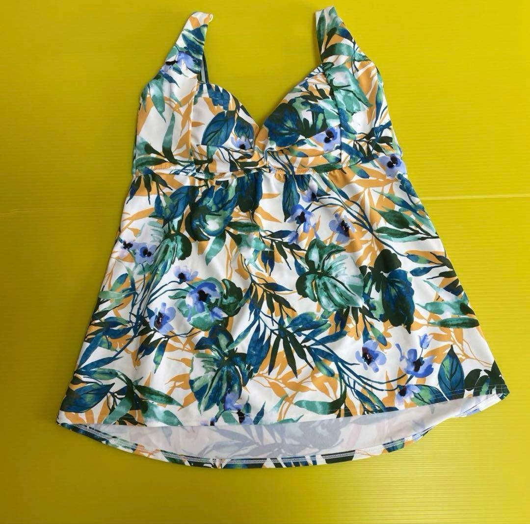 タンキニ　XL 13号　セパレート　水着　三愛　ワコール　新品未使用　ホワイト