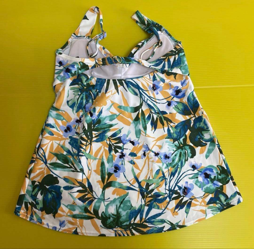 タンキニ　XL 13号　セパレート　水着　三愛　ワコール　新品未使用　ホワイト