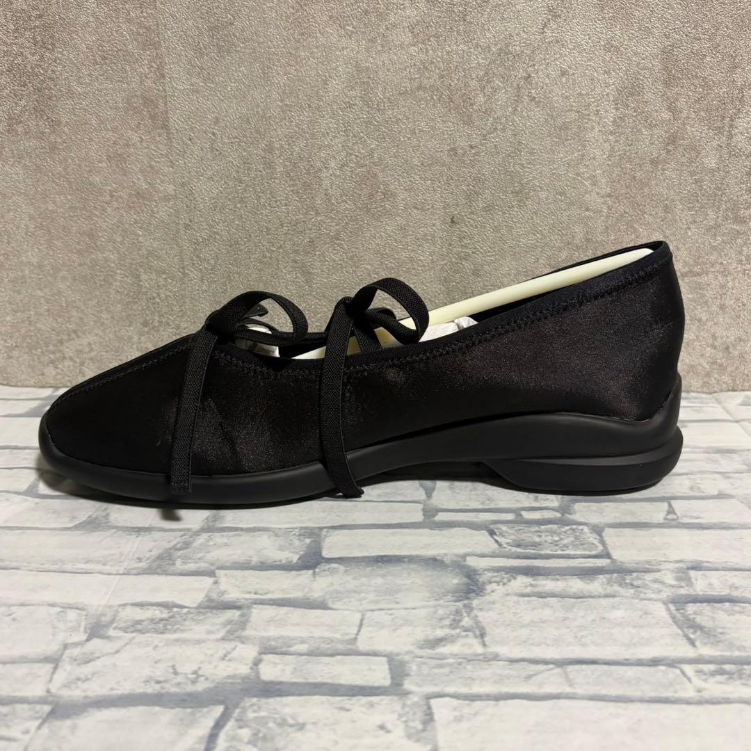 美品 ルタロン ダブルリボン バレリーナシューズ