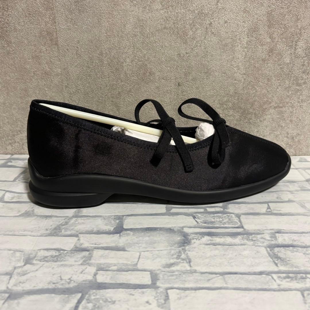 美品 ルタロン ダブルリボン バレリーナシューズ