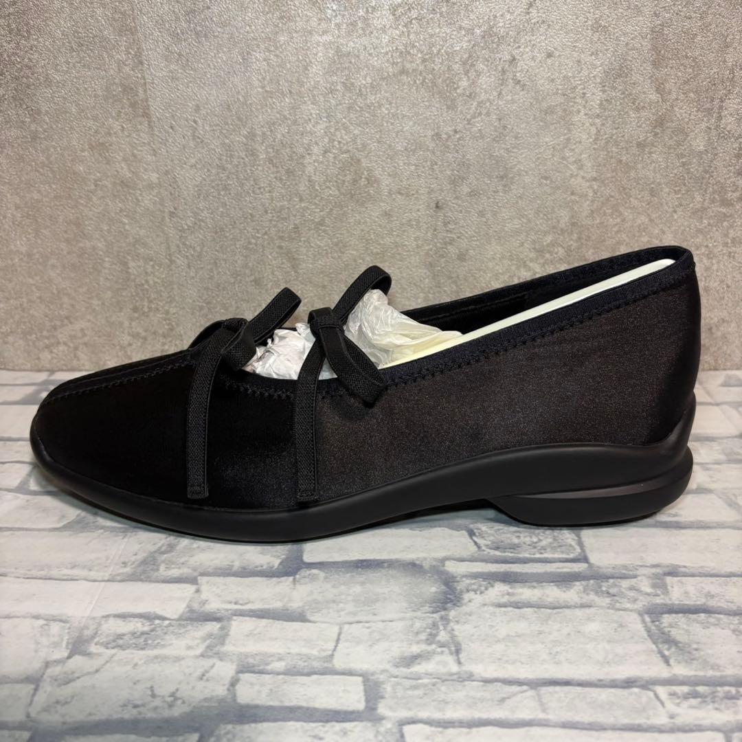 美品 ルタロン ダブルリボン バレリーナシューズ